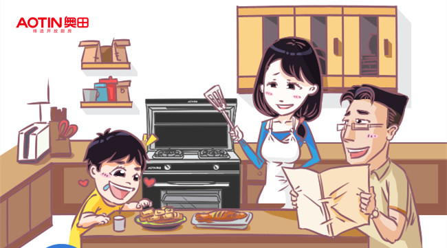 蒸烤一體集成灶90TT到底是個什么黑科技？看了這張圖你就明白了！