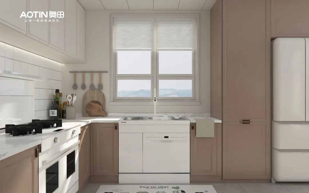 奧田集成灶水槽洗碗機Q6，高效潔凈，解放雙手！